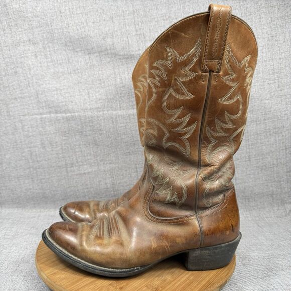 Ariat Heritage Cowboy Boots Men's 11 D Western Leather - Picture 2 of 11